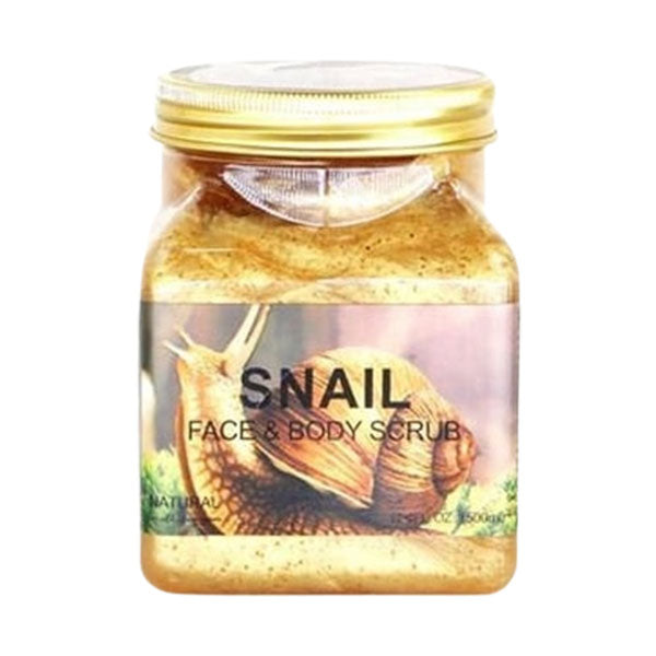 وكالي مقشر الوجه والجسم بخلاصة افرازات الحلزون