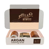 Argan Hair Coloring Oil Kit Light Ash Blond 8.1
