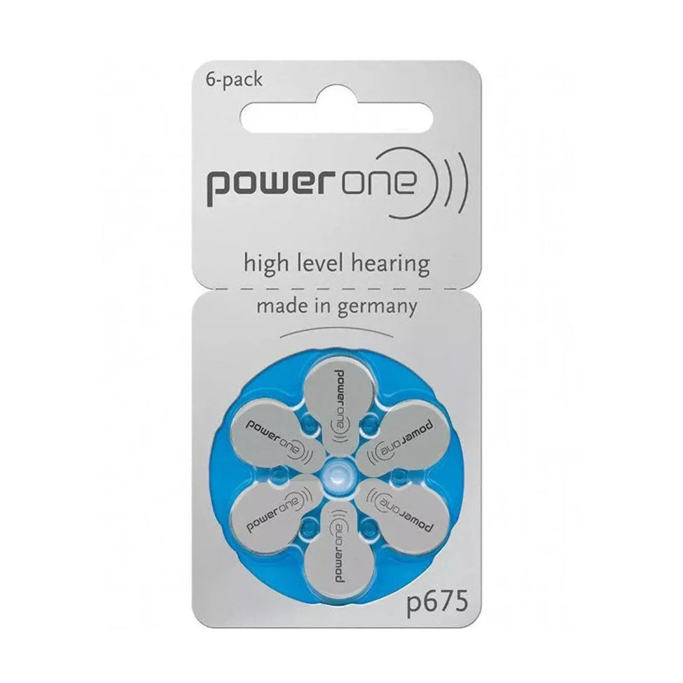 بطاريات باور وان P675 لمساعدات السمع | صيدلية.كوم.