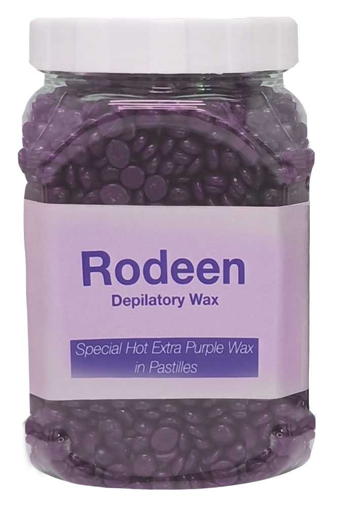 رودن شمع مزيل الشعر الأرجواني