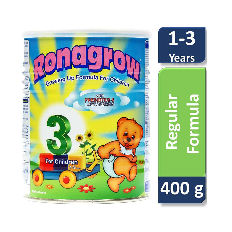 عرض روناجرو حليب أطفال (3) بالفانيلا 400 جم *3 | صيدلية.كوم.