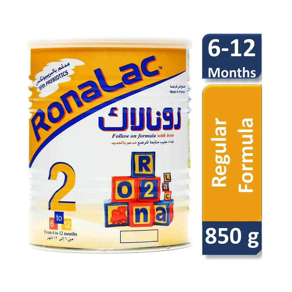 عرض رونالاك حليب أطفال رقم 2 - 850 جم *3 | صيدلية.كوم.