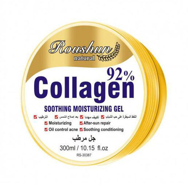 روشون جل المرطب للجسم والبشره بالكولاجين 92% 300 مل.