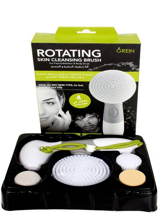 روتيتنج فرشاة تقشير و صنفرة البشرة 4×1للبشرة والجسم.