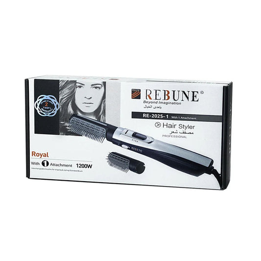 Professional Hair Styler with 1 Attachment RE-2025-1 from Rebune