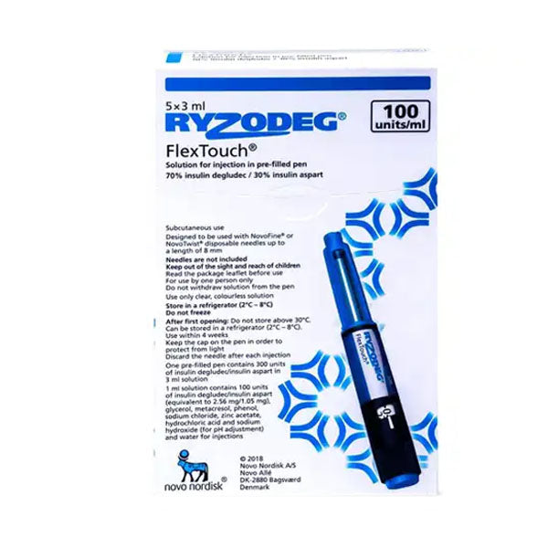 رايزوديج فلكس تاتش 100 وحدة/مل 5 اقلام | صيدلية.كوم.