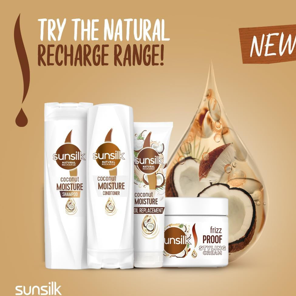 صانسيلك بلسم شعر بزيت جوز الهند المرطب