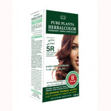 صبغة هيربل كلر نباتية دائمة 5R بني نحاسي 135 مل