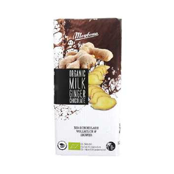 شوكولاتة الحليب بالزنجبيل العضوية