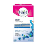 شرائح فيت الشمعية لإزالة الشعر على البارد من منطقة البكيني والإبطين للبشرة الحساسة 16 شريحة.