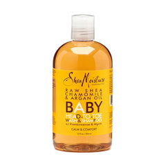 Shea Moisture Baby Wash & Shampoo with Raw Shea, Chamomile and Argan Oil - 384 ml