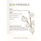 حمالة صدر من القطن العضوي الحاصل على براءة اختراع باللون الأسود من سانكوم | صيدلية.كوم.