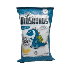 بيوساورس سناكس الذرة العضوية مع الملح