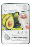 سوفتن - قناع الأفوكادو والكولاجين.