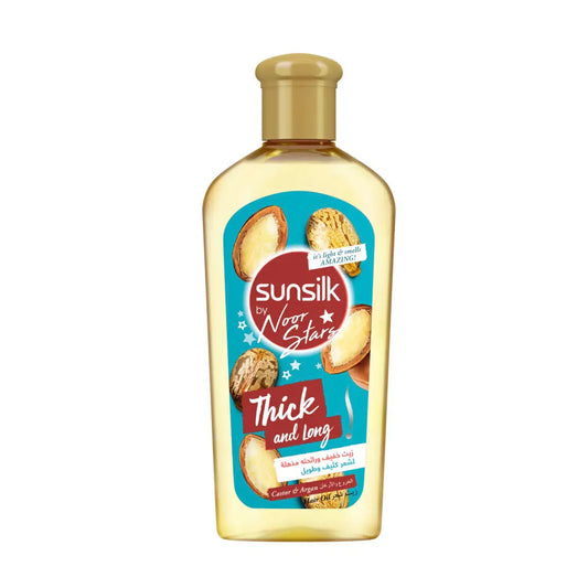 Sunsilk Hair Oil Thick And Long Hair Castor And Argan 250ml