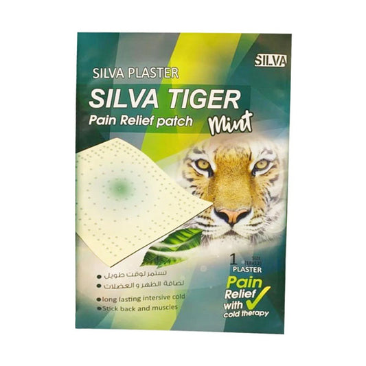 سيلفا تايجر منت لصقة مسكنة باردة للالم طويلة المفعول.