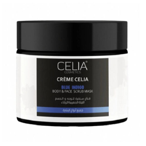 سيليا قناع مقشر للوجه و الجسم النيلة الزرقاء