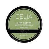 سيليا زبدة شيا للجسم والوجه بالشاي الأخضر وعشبة الليمون