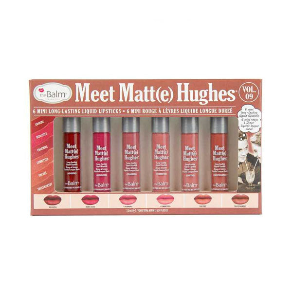 ذا بالم طقم أحمر شفاه سائل ميني ميت مات هيوز فوليوم