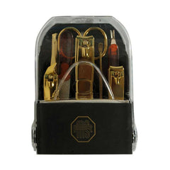 طقم عناية بالأظافر 8 قطع ذهبي