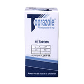 Toprazole 40 mg Pantoprazole 15 Tablets