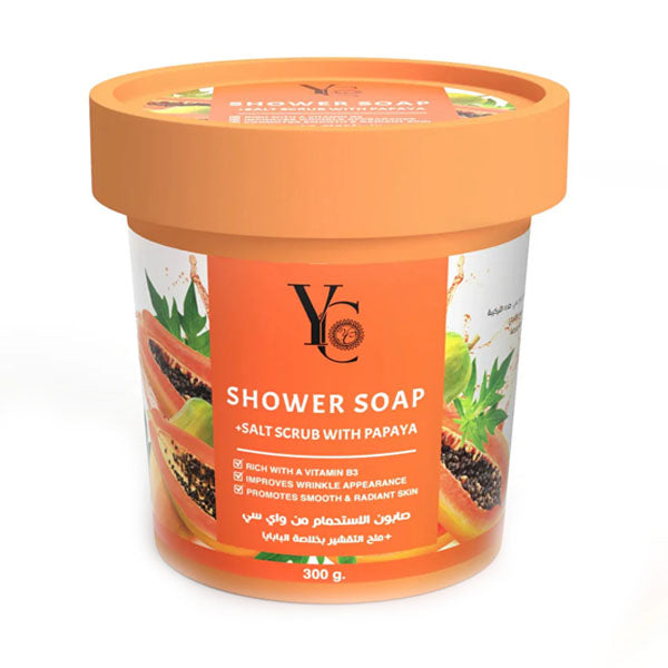صابون استحمام مع مقشر الملح 300 جم من YC |  صيدلية.كوم.