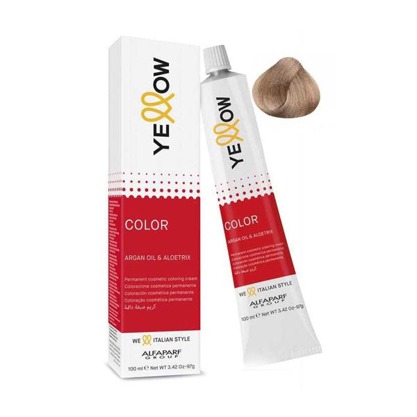 يلو صبغه شعر 8.1 اللون الاشقر الرمادي الفاتح 100مل.