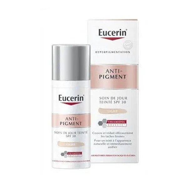 كريم eucerin للبقع الداكنة انتي بيجمنت للعناية النهارية لايت بمعامل حماية 30 عبوة - 50 مل | صيدلية.كوم.