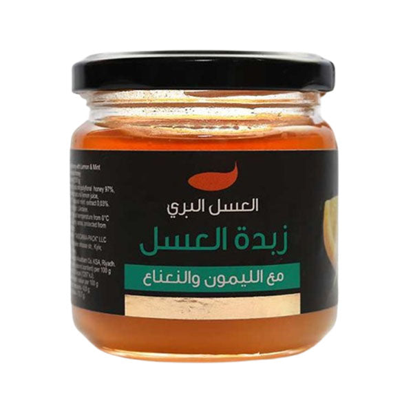 زبدة العسل مع الليمون والنعناع