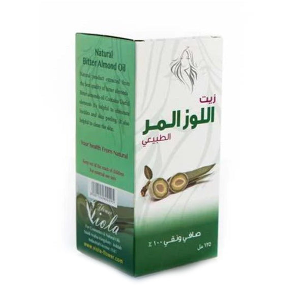 زهرة فيولا زيت اللوز المر الطبيعي