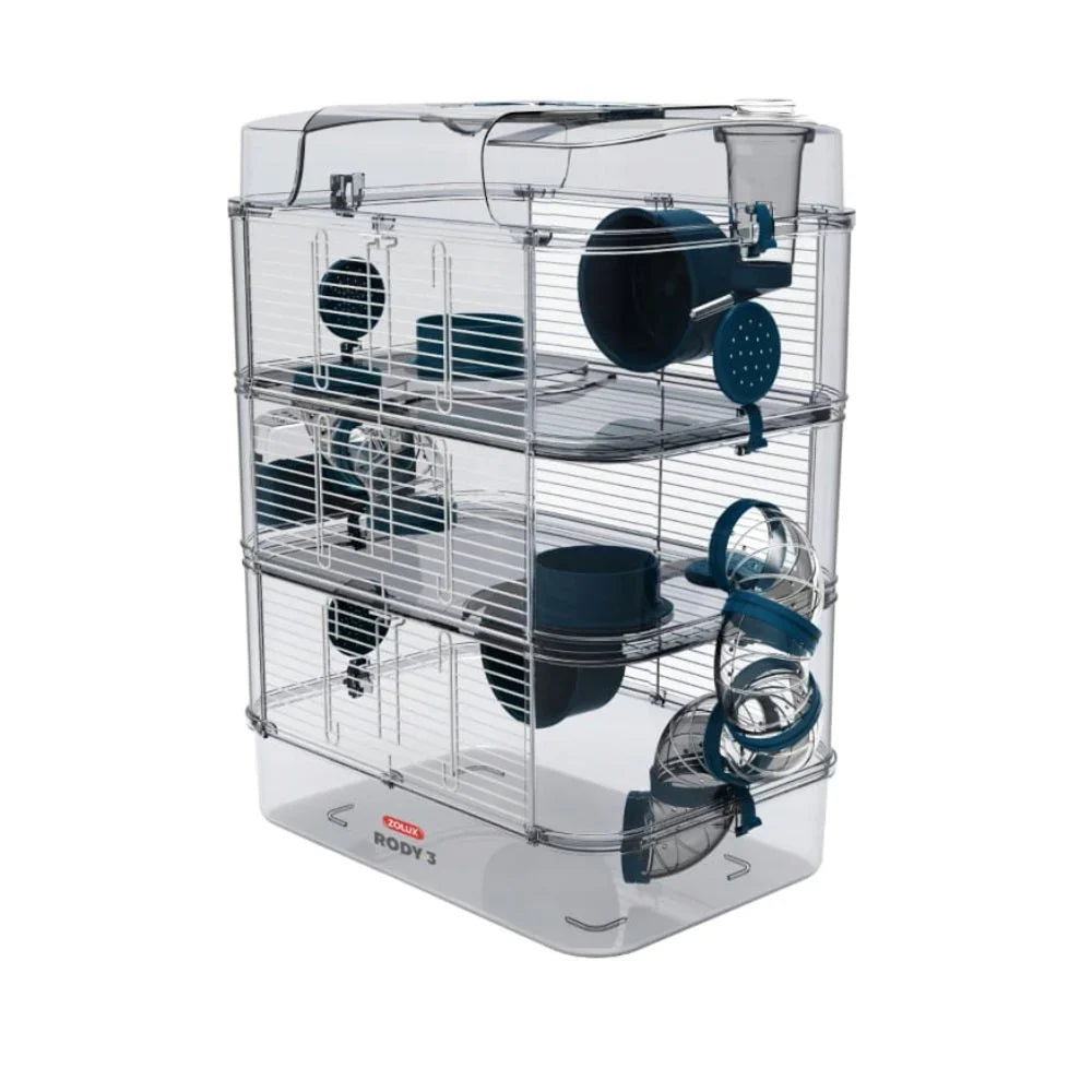 زولكس رودي 3 قفص ثلاثي للقوارض الصغيرة | صيدلية.كوم.