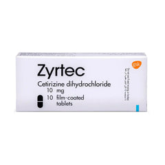 زيرتيك 10 مجم 10 اقراص