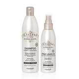 ال صالون طقم النعومة والحماية من الحرارة ( شامبو+ليف ان)