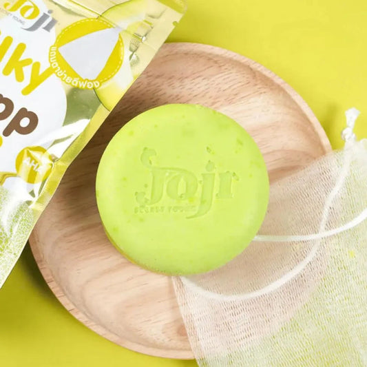 جوجي سيكريت يونغ صابون قالب سيلكي ويب بابل مضادة للسيلوليت بالشمام والأناناس 100 جرام