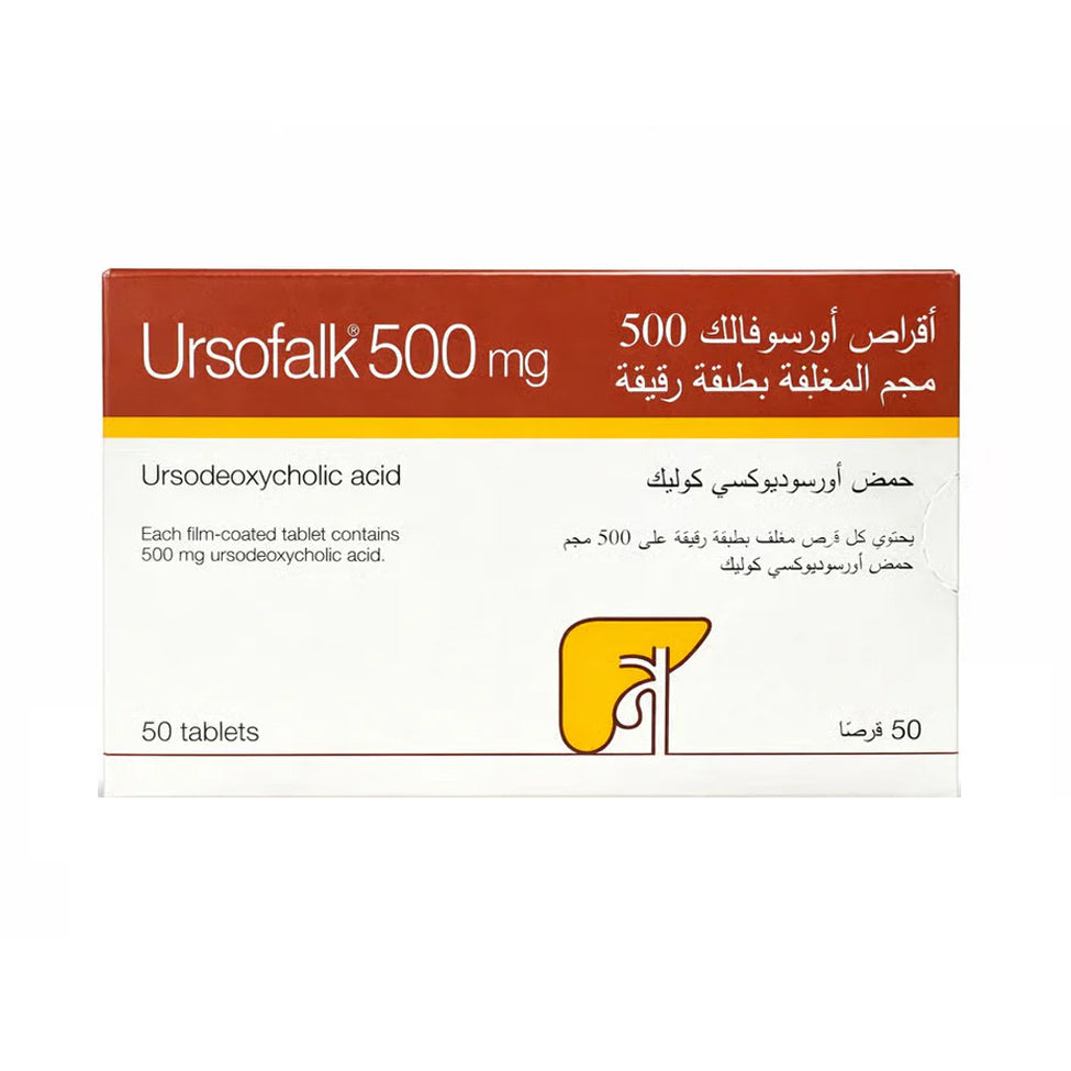 Ursofalk 500 Mg 50 Tablets