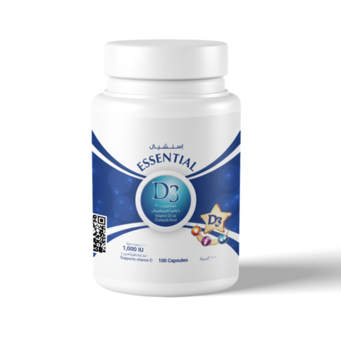 Essential D-3 1000 IU 100 capsules