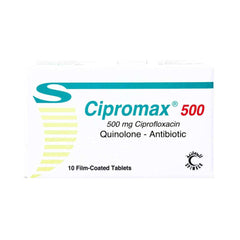 Cipromax 500 mg 10 Tablets