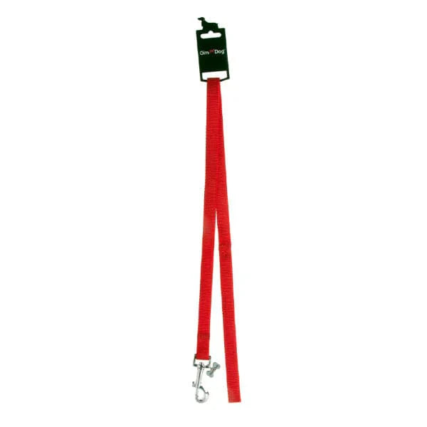 جيم دوق مقود للكلاب لون احمر نايلون 2×100 سم |  صيدلية.كوم.