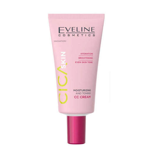 Eveline CC Cream for Hydration and Even Skin Tone with Cica 30 ml