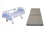 Electric medical bed with medical bed mattress has 4motion