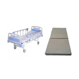 Electric medical bed with medical bed mattress has 4motion