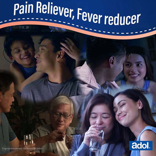 Adol 500 Mg Pain Reliever And Fever Reducer 48 Tablets