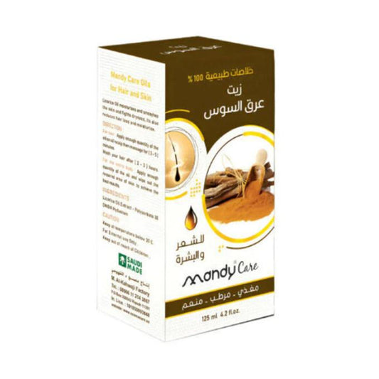 زيت عرق سوس للشعر والبشرة من ماندي كير 