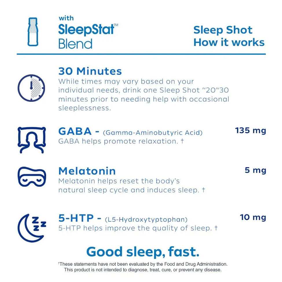 Dream water shot melatonin 5 mg 74 ml