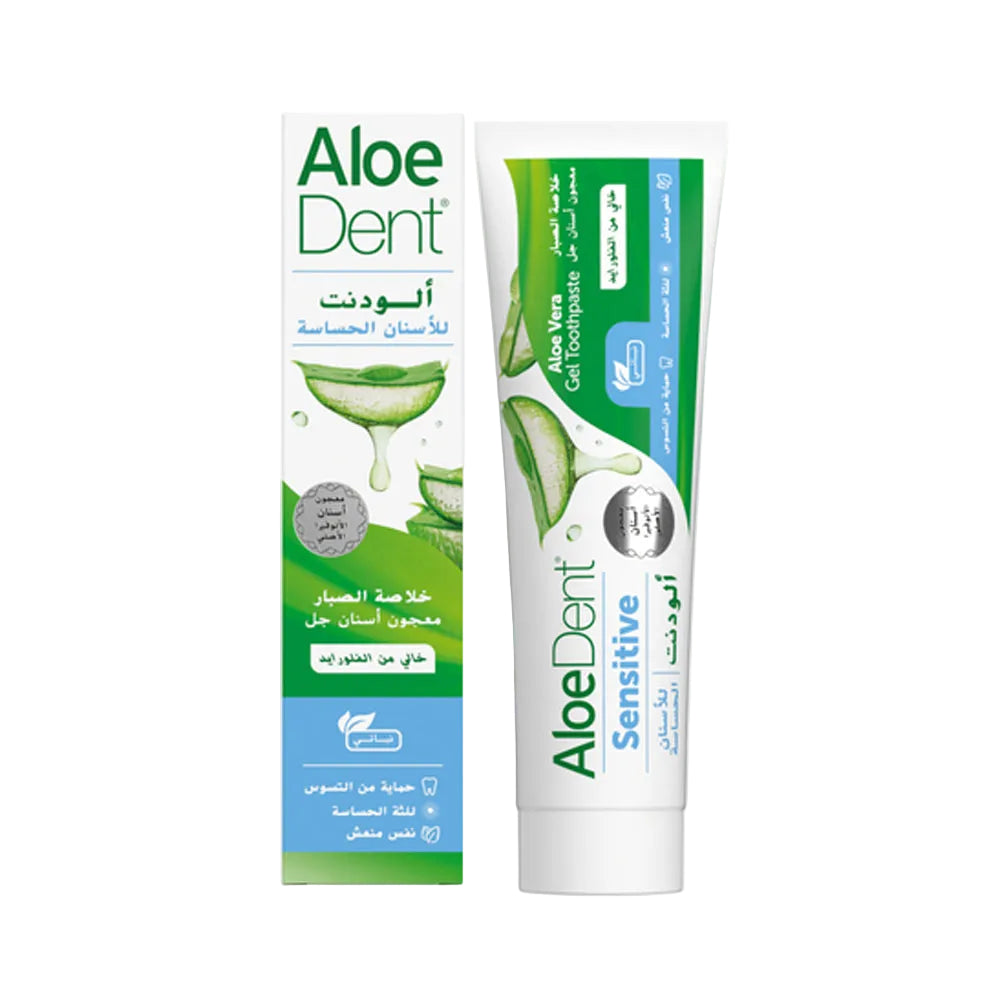 Aloedent Toothpastes Aloe Vera Sensitive 100 Ml