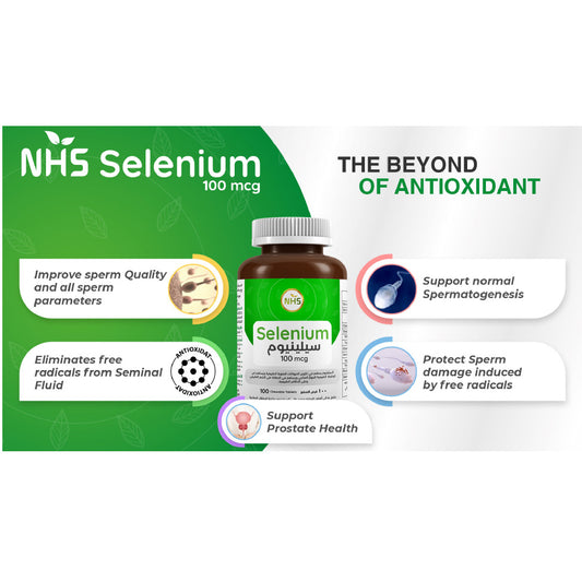 NHS Selenium 100 Chewable Tablets
