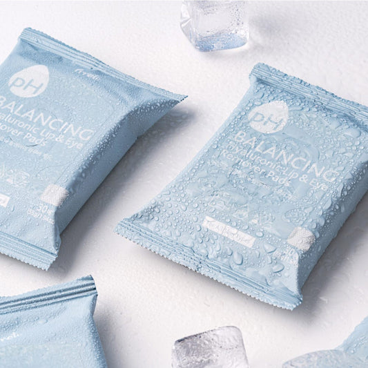 مناديل بالهاليرونيك اسيد منظفة للشفاه وتحت العين 15 منديل من برتي