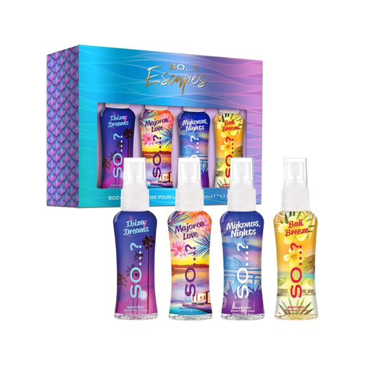 Set of body spray deodorants from So 4 × 50 ml