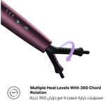 United Hair Styler Devices 8033 Fast Ionic Curling Iron With Rotating Automatic Handle
