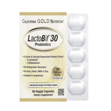 California Gold Nutrition, LactoBif 30 Probiotics, 30 Billion CFU, 60 Veggie Capsules